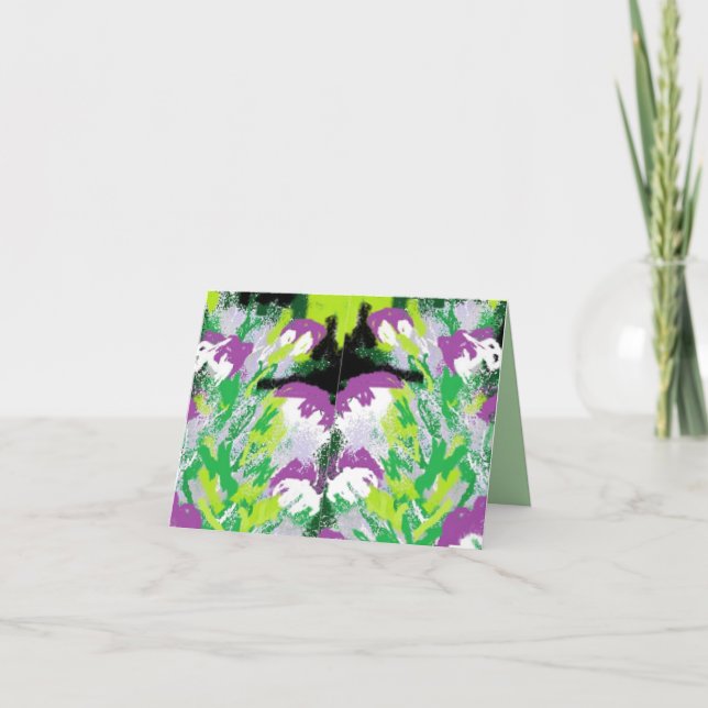 Karte: Die nationale Blume Griechenlands (Vorderseite)