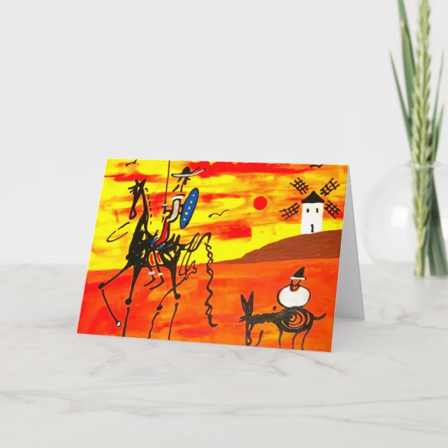 Karte Don Quixote. (Vorderseite)