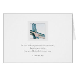 Karte Ephesians 4:32 Verse Jesus Elegant Editable