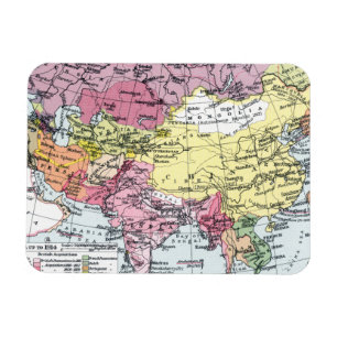 KARTE: EUROPA IN ASIEN MAGNET