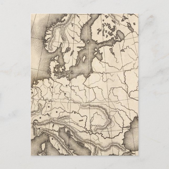 Karte Europas (Vorderseite)