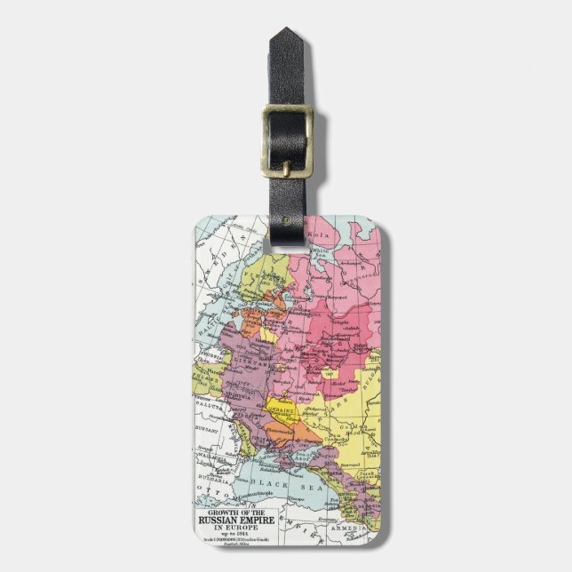 KARTE: EXPANSION RUSSLANDS GEPÄCKANHÄNGER (Vorderseite vertikal)