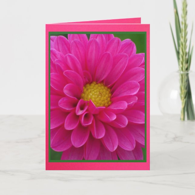 Karte - Feliz Cumpleaños ein MI Tía - La Dalia (Vorderseite)