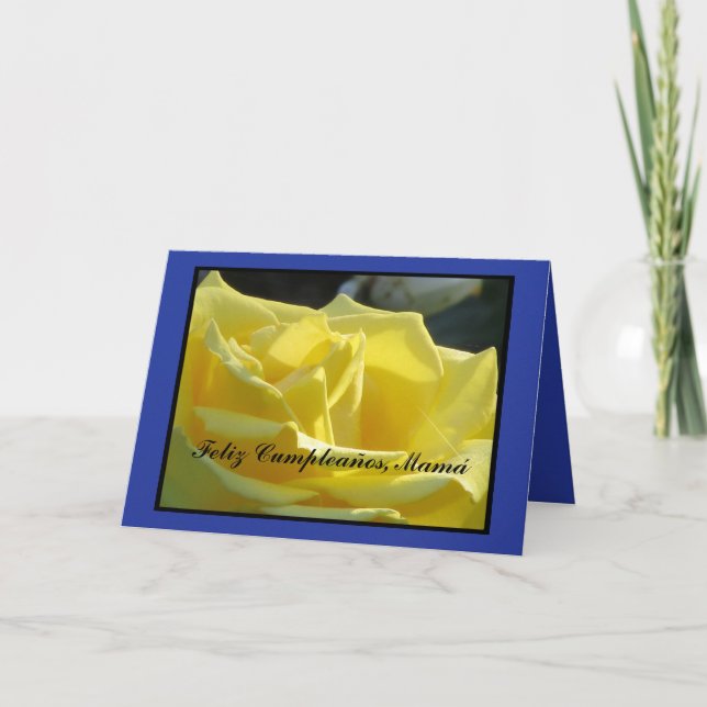 Karte - Feliz Cumpleaños, Mamá (Vorderseite)