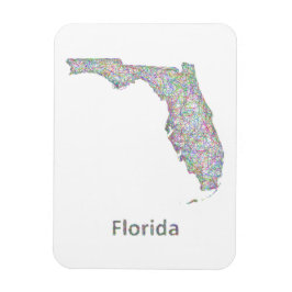 Karte Florida Magnet