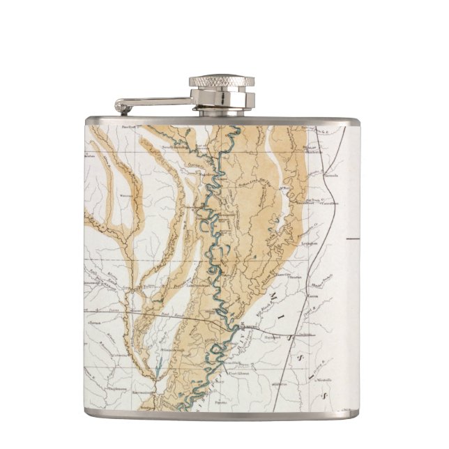 KARTE: FLUSS MISSISSIPI, 1861 FLACHMANN (Vorderseite)