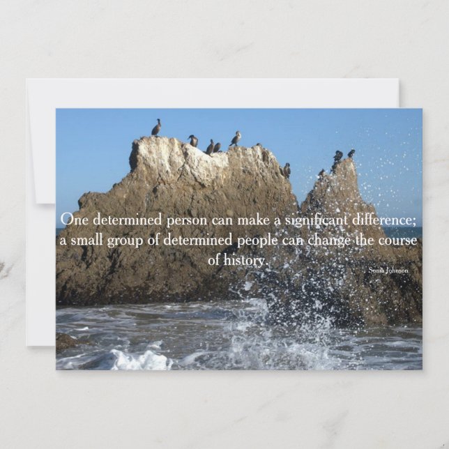 Karte - Förderung - Entschlossenheit (Vorderseite)