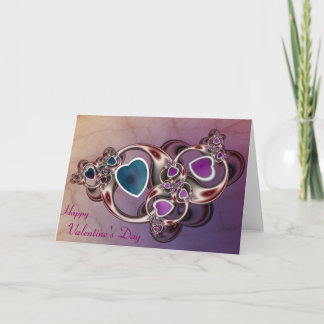 Karte Fraktal-Herzenvalentines Tages