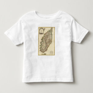 Karte Frankreichs Boundries Kleinkind T-shirt
