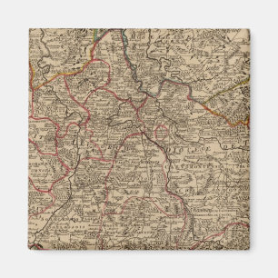 Karte Frankreichs Magnet