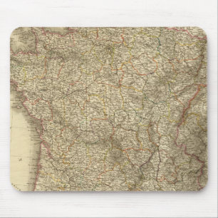 Karte Frankreichs Mousepad