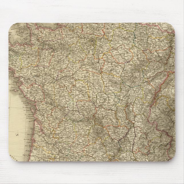 Karte Frankreichs Mousepad (Vorne)