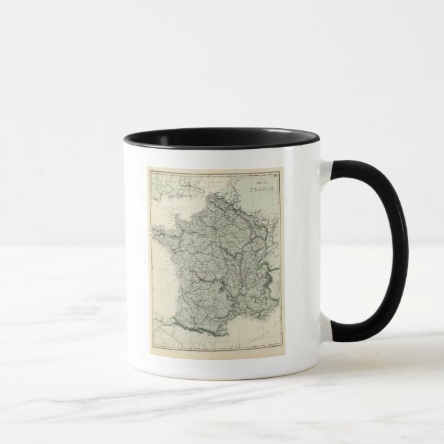 Karte Frankreichs Tasse (Rechts)