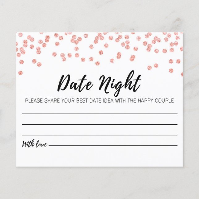Karte für das Spiel Date Jar, Bridal & Polterabend (Vorderseite)