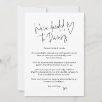 Karte für die Meldung von Hochzeiten