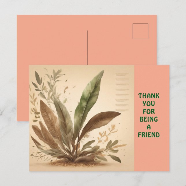 KARTE FÜR EIN FREUND (Vorne/Hinten)