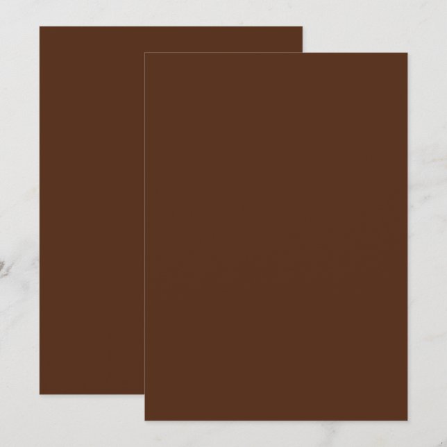 Karte für Einladungen in fester Farbe (Vorne/Hinten)
