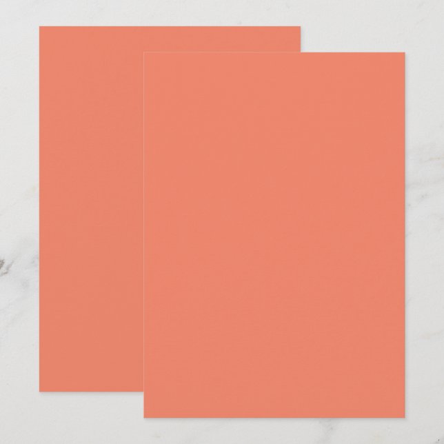 Karte für Einladungen in fester Farbe (Vorne/Hinten)