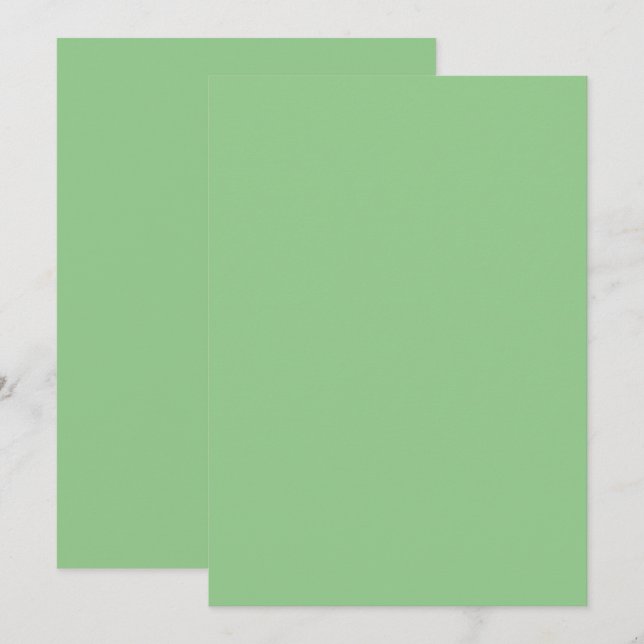 Karte für Einladungen in fester Farbe (Vorne/Hinten)