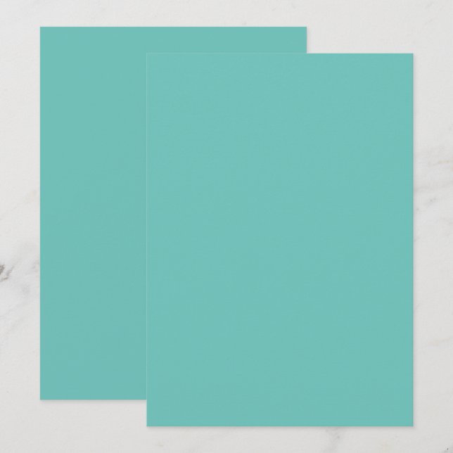 Karte für Einladungen in fester Farbe (Vorne/Hinten)
