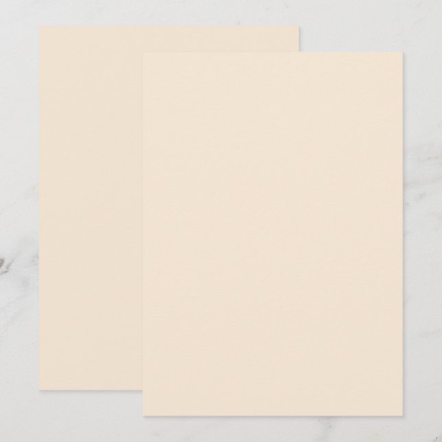 Karte für Einladungen in fester Farbe (Vorne/Hinten)