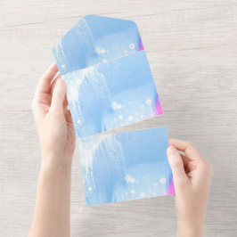 Karte für Einladungen in fester Farbe