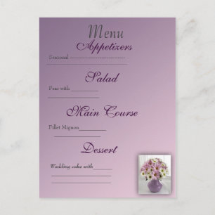 Karte für Hochzeiten