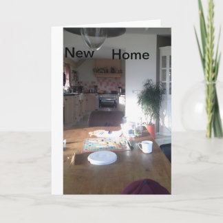 Karte für neue Hausbesitzer.