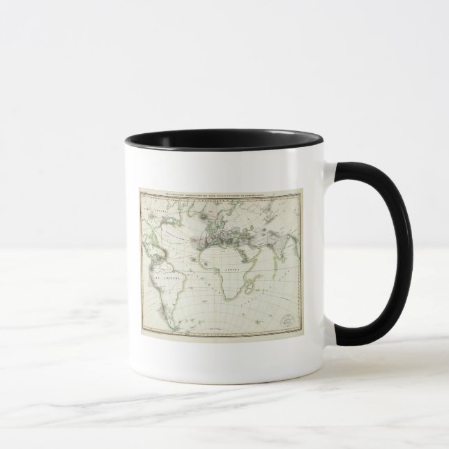 Karte für vulkanische Aktivität Tasse (Rechts)