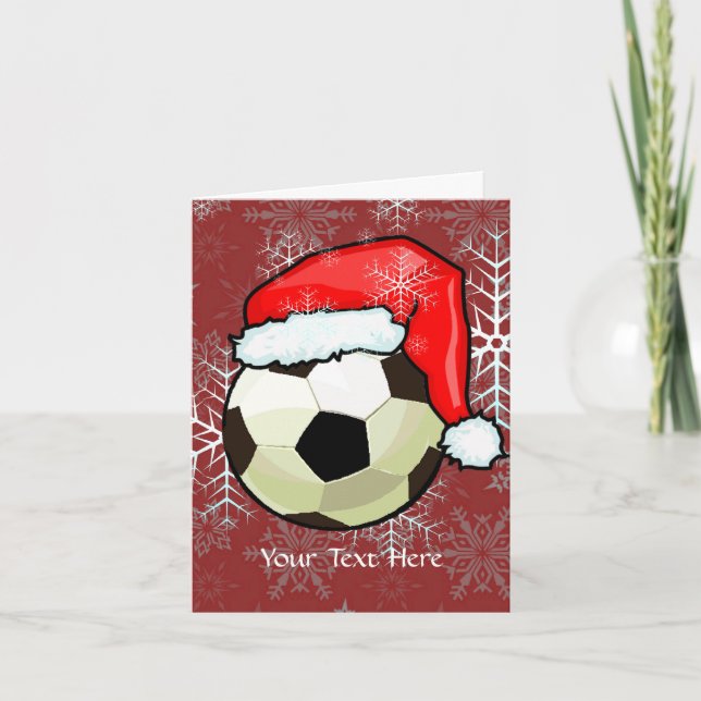 Karte - Fußball Weihnachten (Vorderseite)