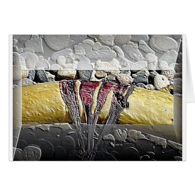 Karte gemaltes Kelp (Vorderseite (Horizontal))