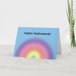 Karte - Gruß - Rainbow - Ruhestand