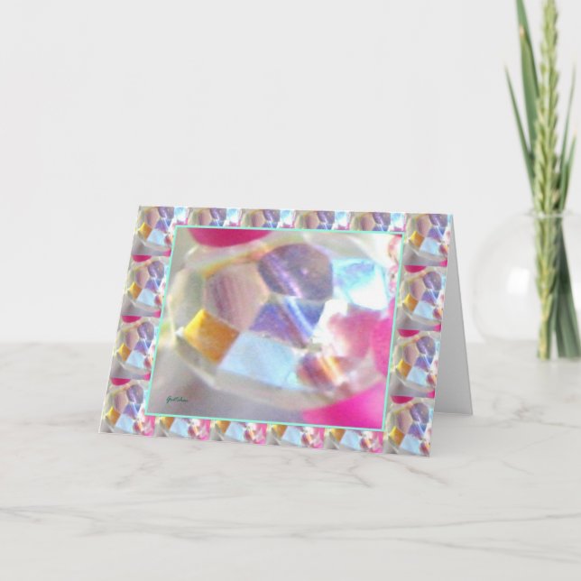 Karte, grüßend - Fee-Licht Karte (Vorderseite)