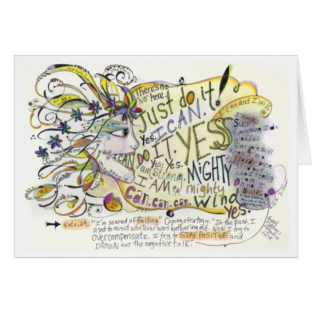 Karte "haben Sie keiner Furcht" durch Julie Elman (Vorderseite (Horizontal))