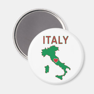 Karte Italiens Magnet