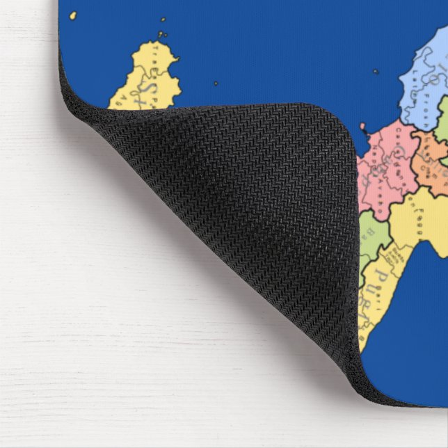 Karte Italiens * Mapa de Italia Mousepad (Ecke)