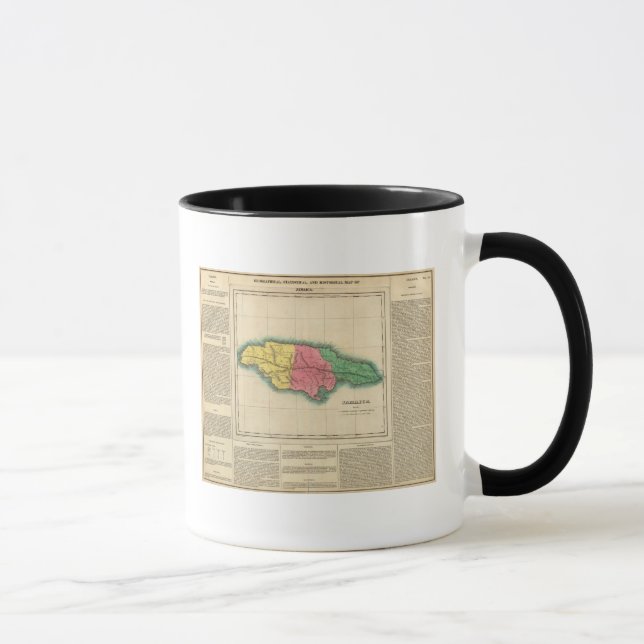Karte Jamaikas Tasse (Rechts)