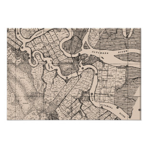 Karte, Kartografie, Geografie, Altamaha River, USA Fotodruck