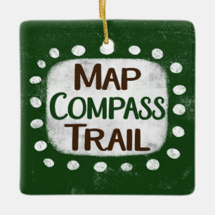 Karte Kompassweg Ornament