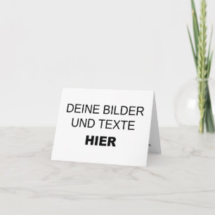 Karte komplett selbst gestalten