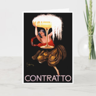 Karte: Kontratto von Leonetto Cappiello Feiertagskarte