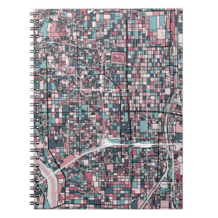 Karte Kyotos Japan Notizblock