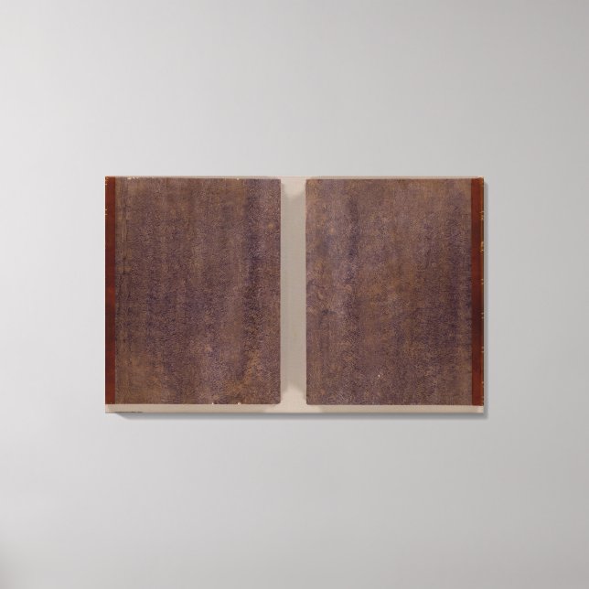 Karte Leinwanddruck (Vorderseite)