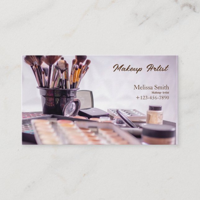 KARTE MAKEUP-KÜNSTLER (Vorderseite)