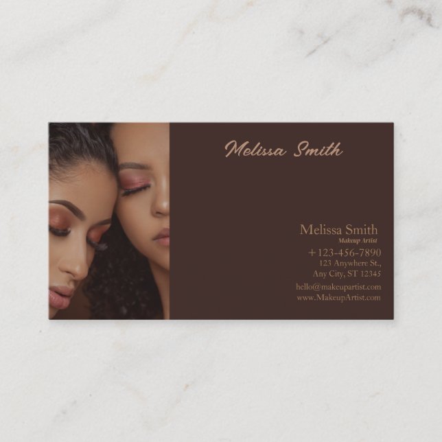 KARTE MAKEUP-KÜNSTLER (Vorderseite)