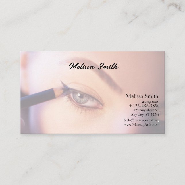 KARTE MAKEUP-KÜNSTLER (Vorderseite)