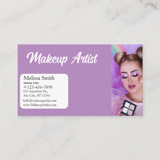 KARTE MAKEUP-KÜNSTLER (Vorderseite)