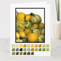 Karte - Maler mit Gourd Ernte nach Anzahl.