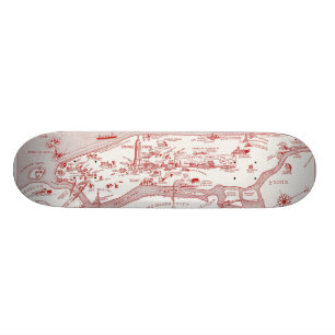 KARTE: MANHATTAN, c1935 Skateboard