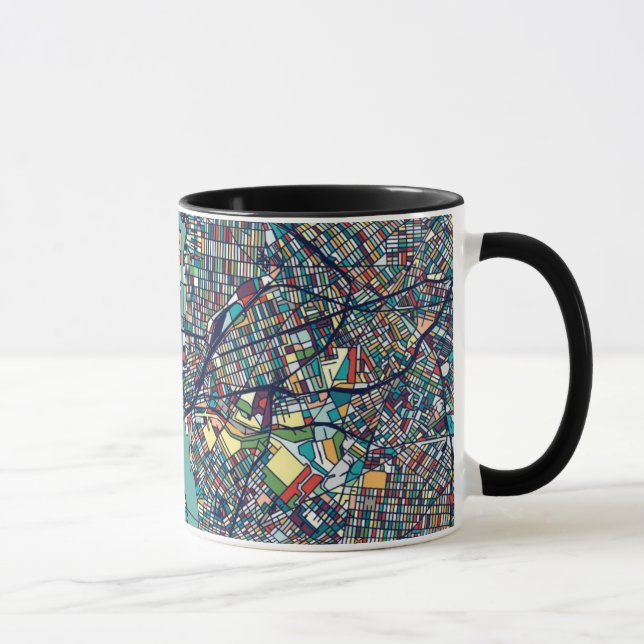 Karte Manhattans New York Tasse (Rechts)